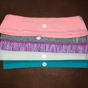5 lulu lemon headbands